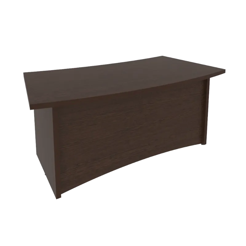 Стол руководителя криволинейный First KSR-2 (венге Цаво)